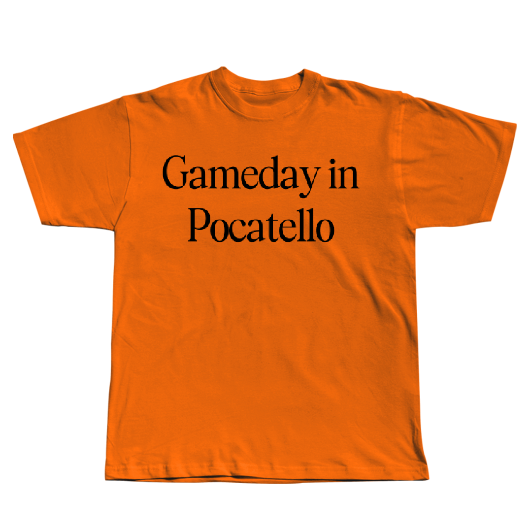 Idaho State University Football Orange Gameday Tee - #11 Junior Damuni