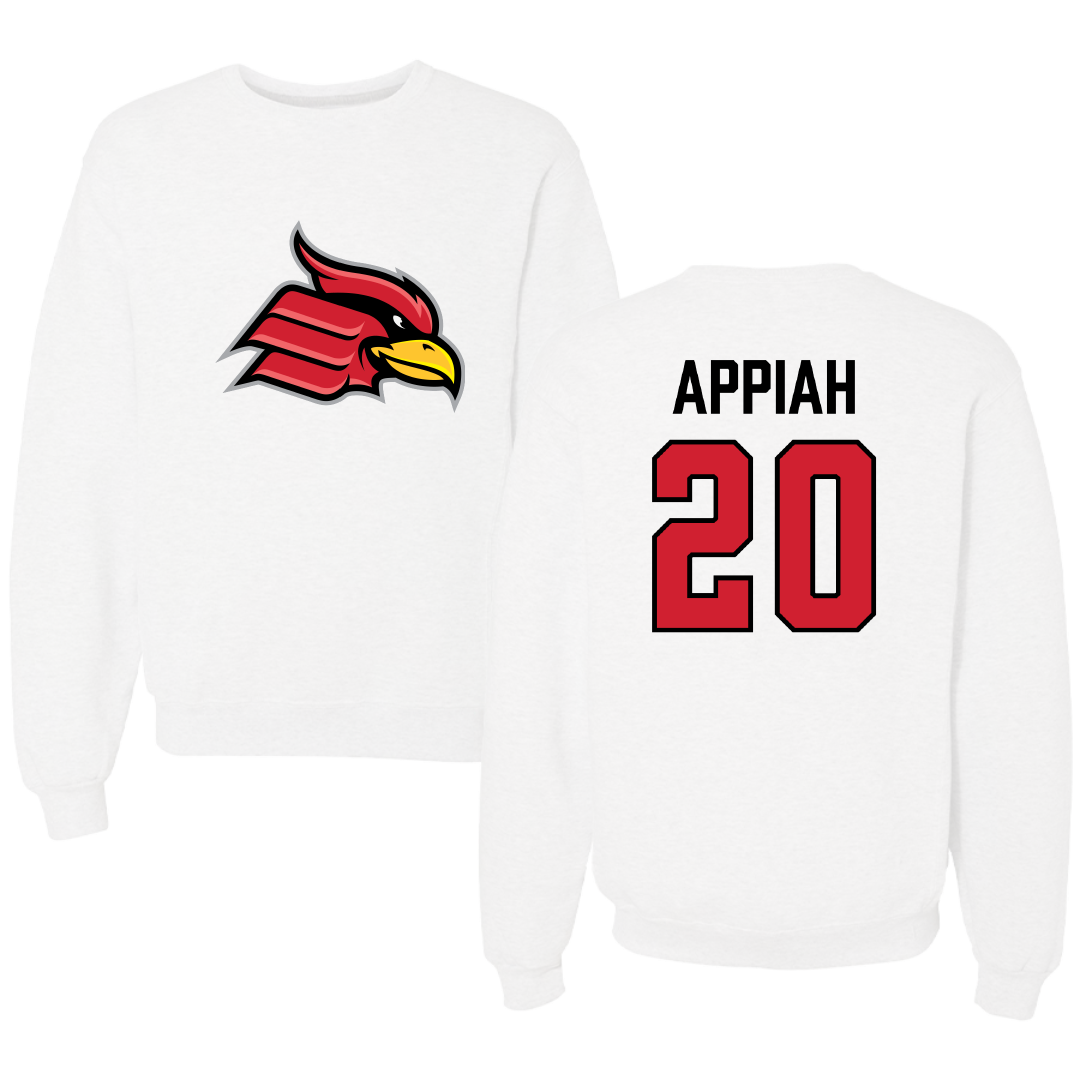 Wheeling University Football White Crewneck - #20 Bryan Appiah