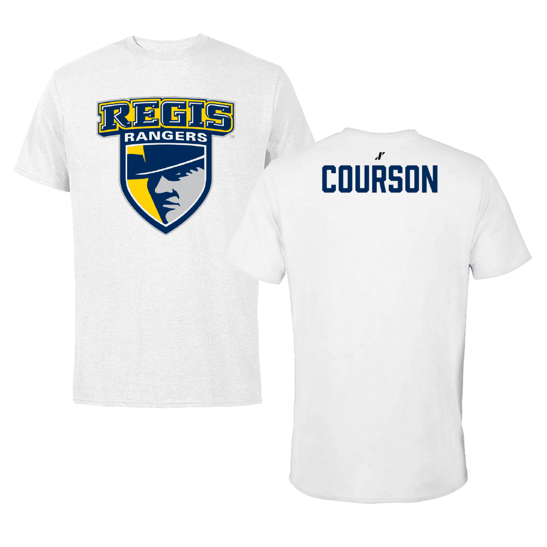 Regis University (Colorado) TF and XC White Tee - Austin Courson
