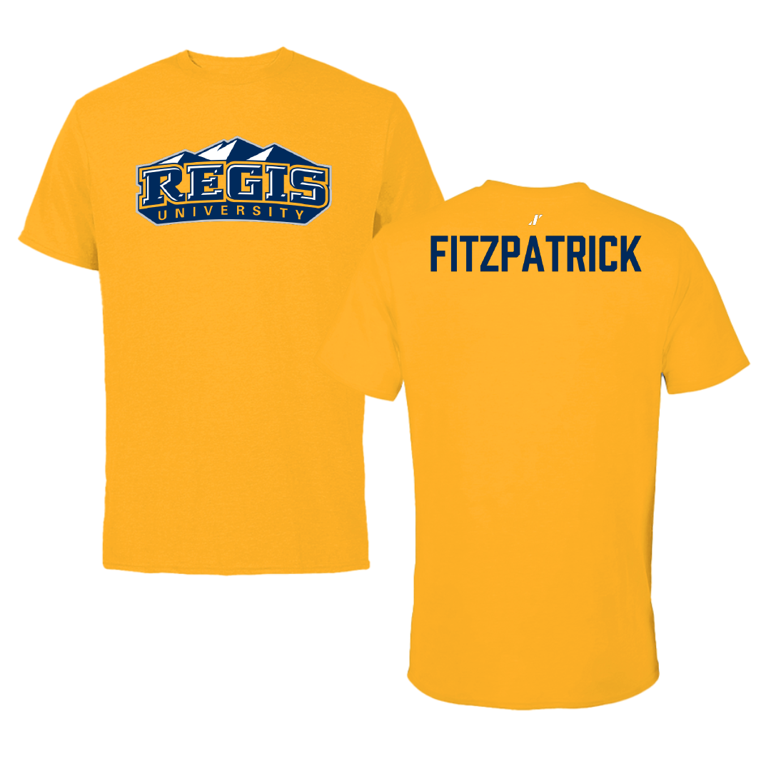 Regis University (Colorado) TF and XC Gold Tee - Canaan Fitzpatrick
