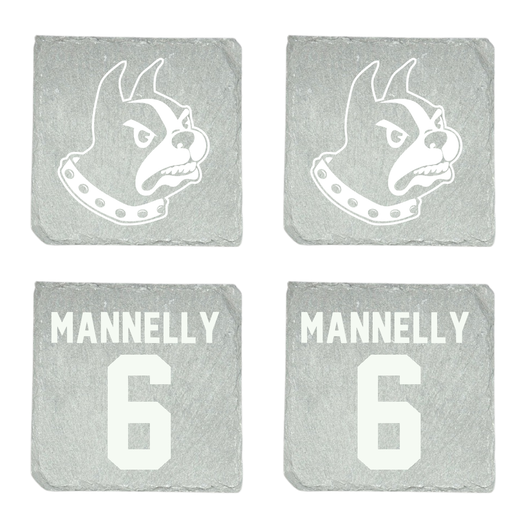 Wofford College Baseball Stone Coaster (4 Pack)  - #6 Andrew Mannelly