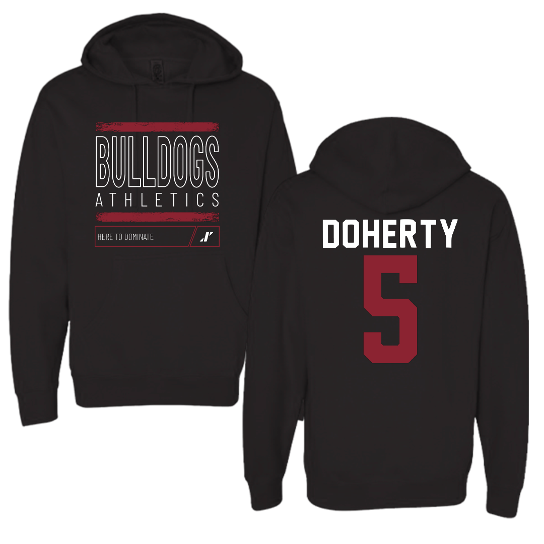Dean College Soccer Black Dominate Hoodie - #5 Seamus Doherty
