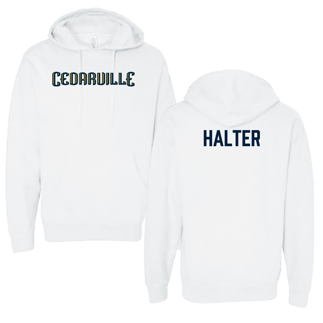Cedarville University Cheer White Hoodie - Katelyn Halter