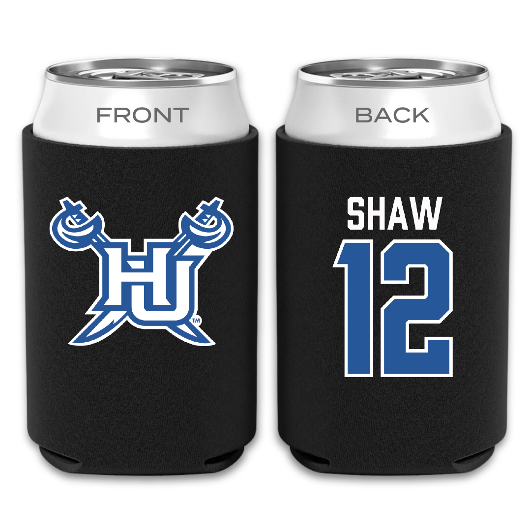 Hampton University Lacrosse Black Can Cooler - #12 Reed Shaw