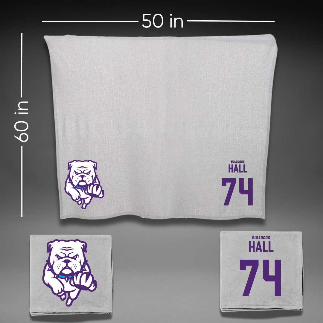 Truman State University Football Gray Blanket - #74 Ryan Hall