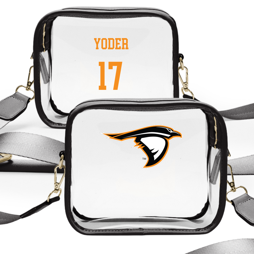Anderson University (Indiana) Football Black Clear Stadium Bag - #17 Preston Yoder