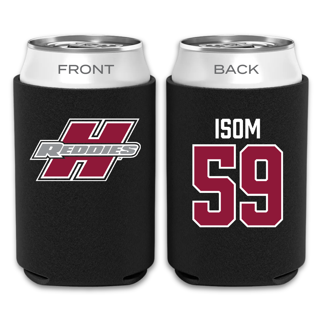 Henderson State University Football Black Can Cooler - #59 Alexander Isom