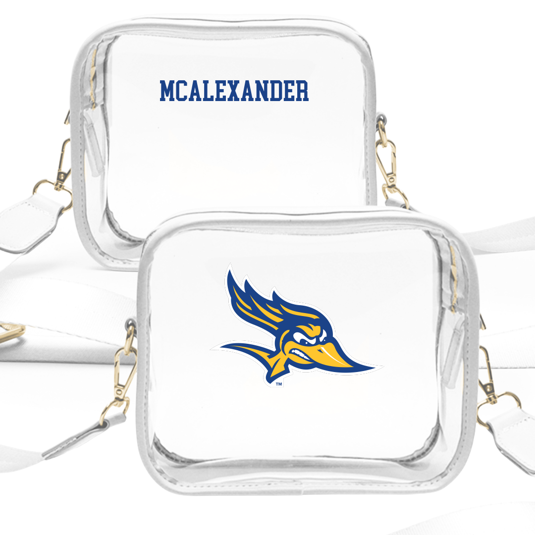 California State University-Bakersfield TF and XC White Clear Stadium Bag - McCartney McAlexander