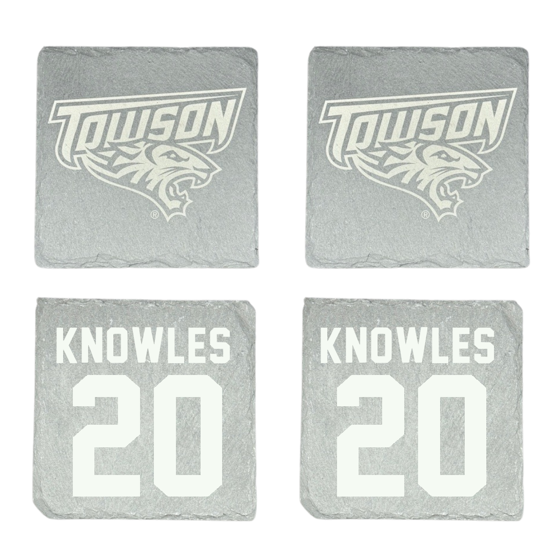 Towson University Baseball Stone Coaster (4 Pack)  - #20 Aden Knowles