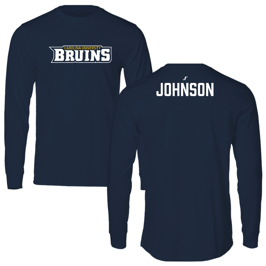 Carolina University Baseball Navy Long Sleeve - Patrick Johnson