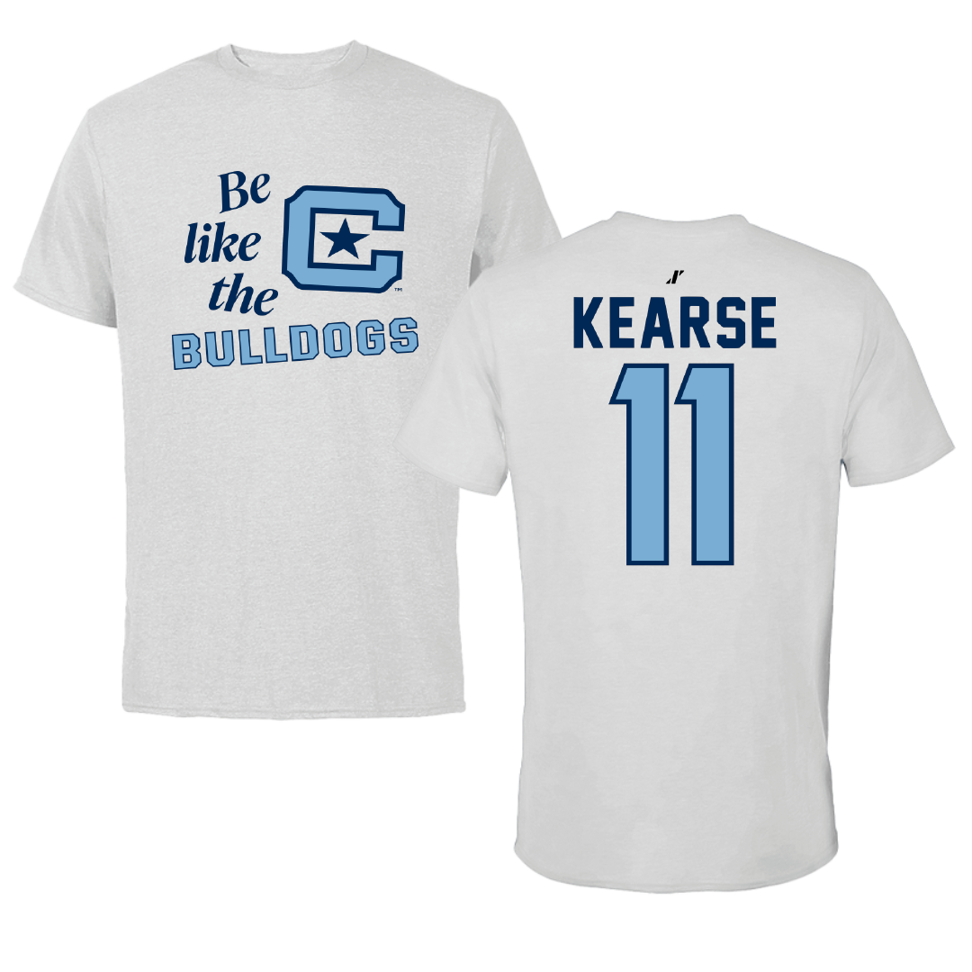 The Citadel Basketball Light Gray Be Like Us Performance Tee - #11 Dante Kearse
