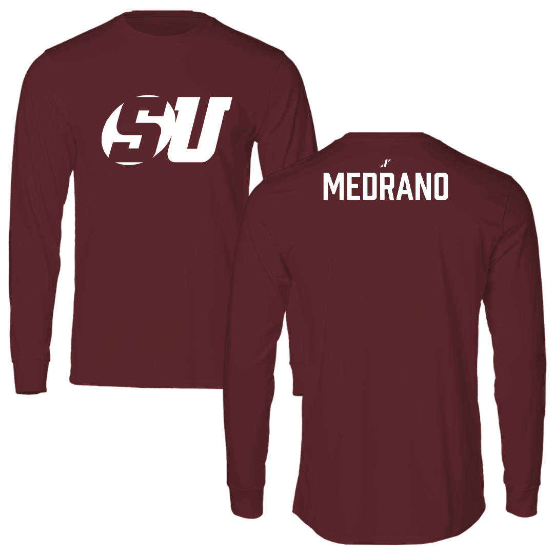 Schreiner University TF and XC Maroon Long Sleeve - Ruben Medrano