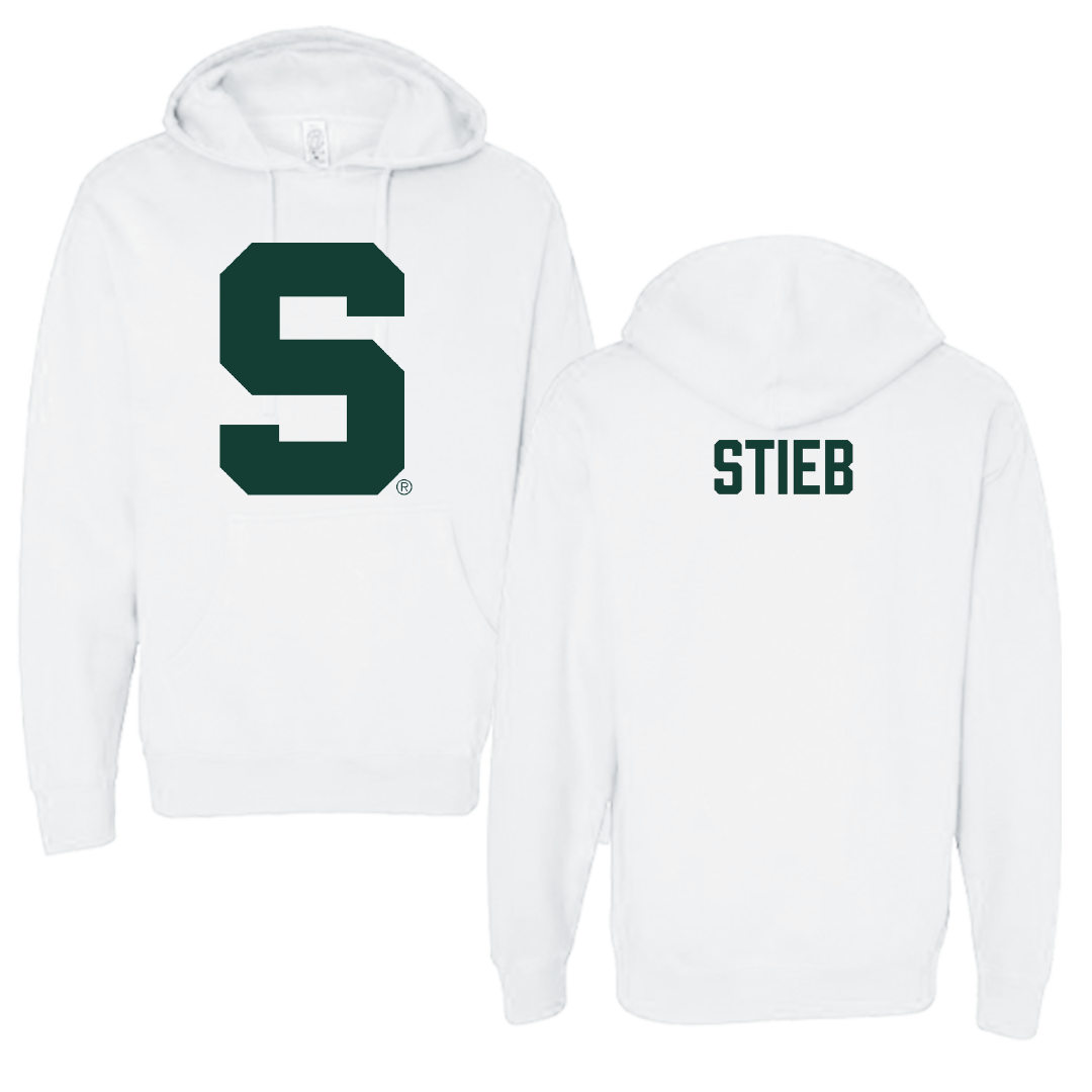 Michigan State University TF and XC White Hoodie - Jessica Stieb