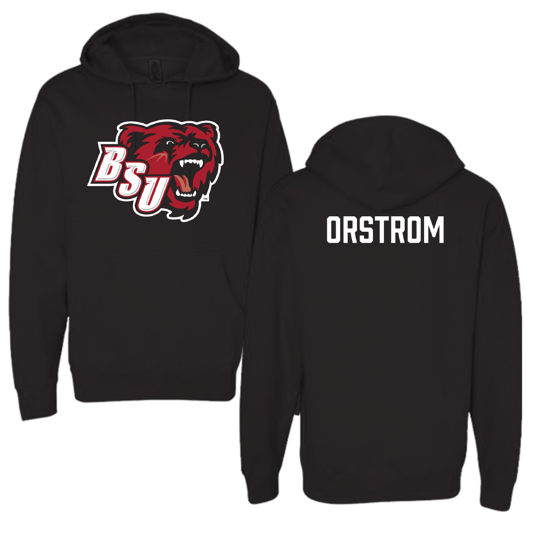 Bridgewater State University Tennis (M) Black Hoodie - Tristan Orstrom