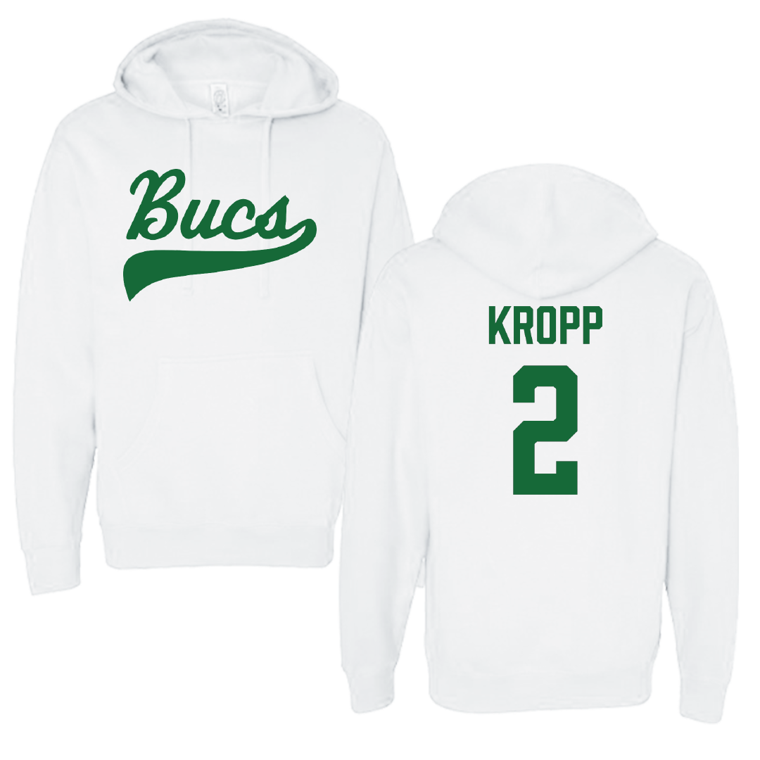 Shelton State Community College Baseball White Hoodie - #2 Cody Kropp