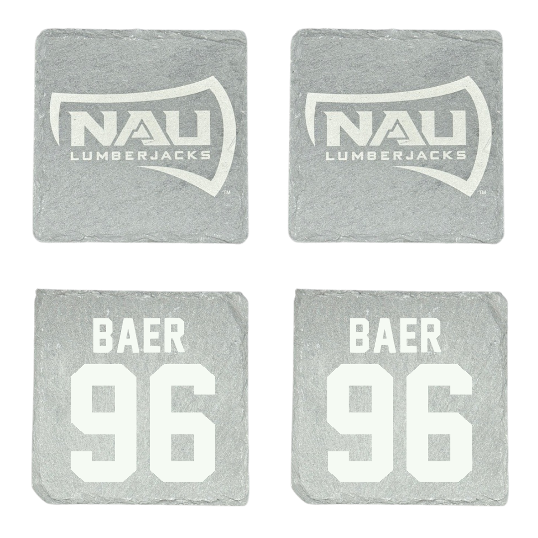 Northern Arizona University Football Stone Coaster (4 Pack)  - #96 Jayden Baer