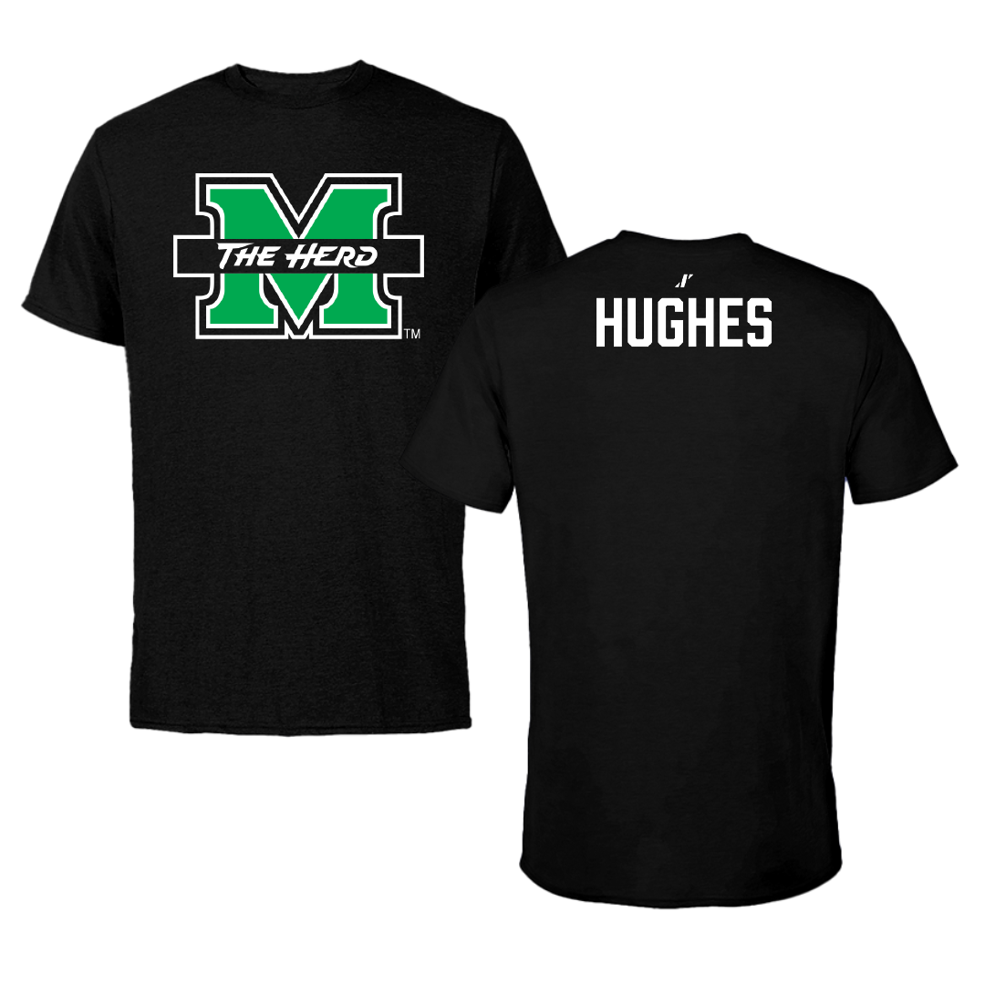 Marshall University TF and XC Black Performance Tee - Ryan Hughes