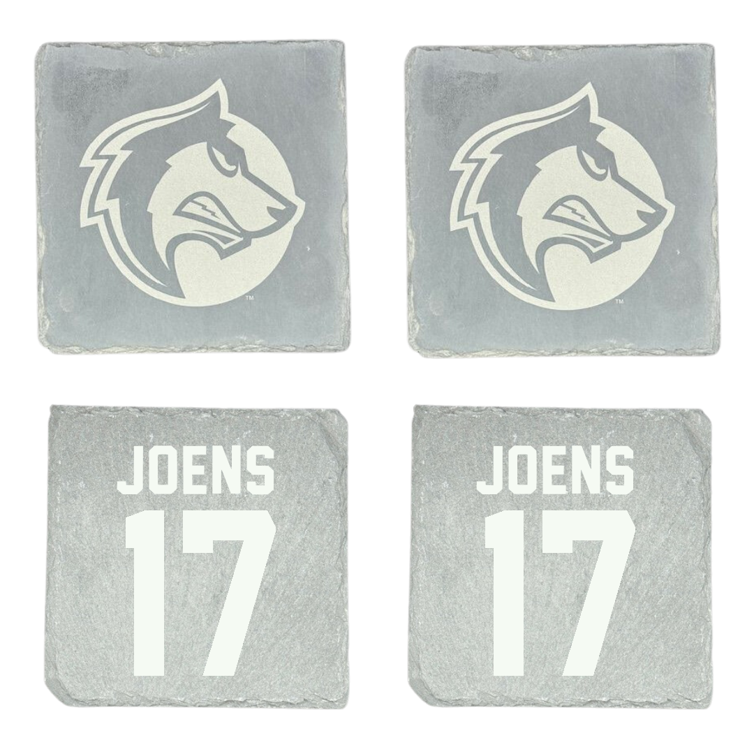 Colorado State University-Pueblo Volleyball (W) Stone Coaster (4 Pack)  - #17 Rayliene Joens