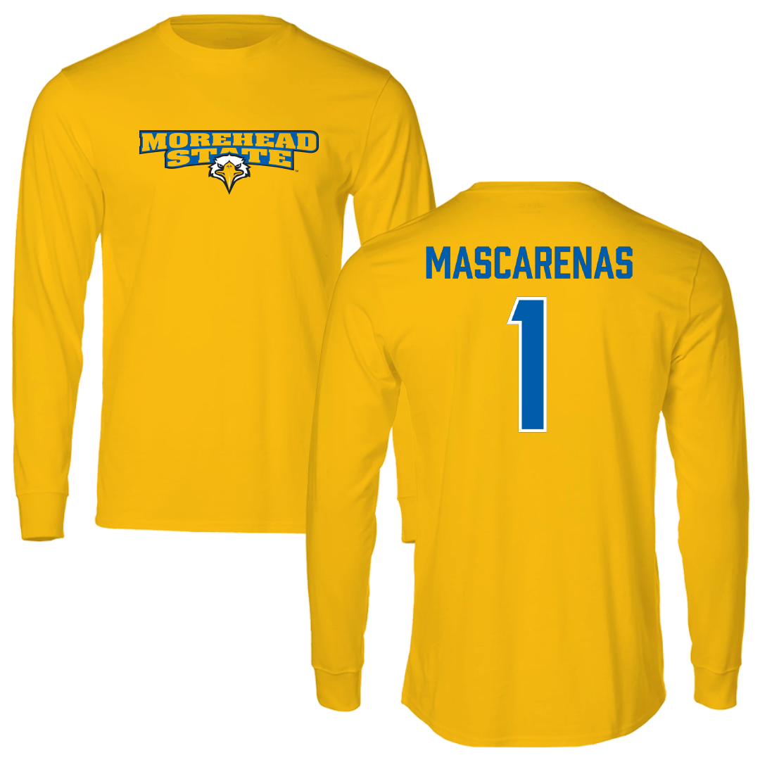 Morehead State University Softball Gold Long Sleeve - #1 Mia Mascarenas