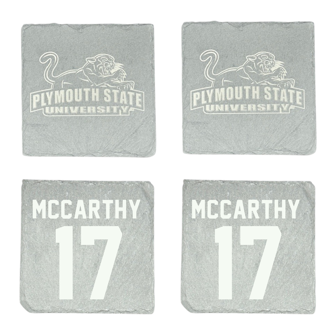 Plymouth State University Soccer Stone Coaster (4 Pack)  - #17 Lucas McCarthy