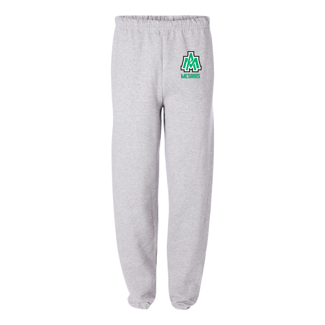 University of Arkansas-Monticello Baseball Light Gray Sweatpants - #8 Ryan Mesaris