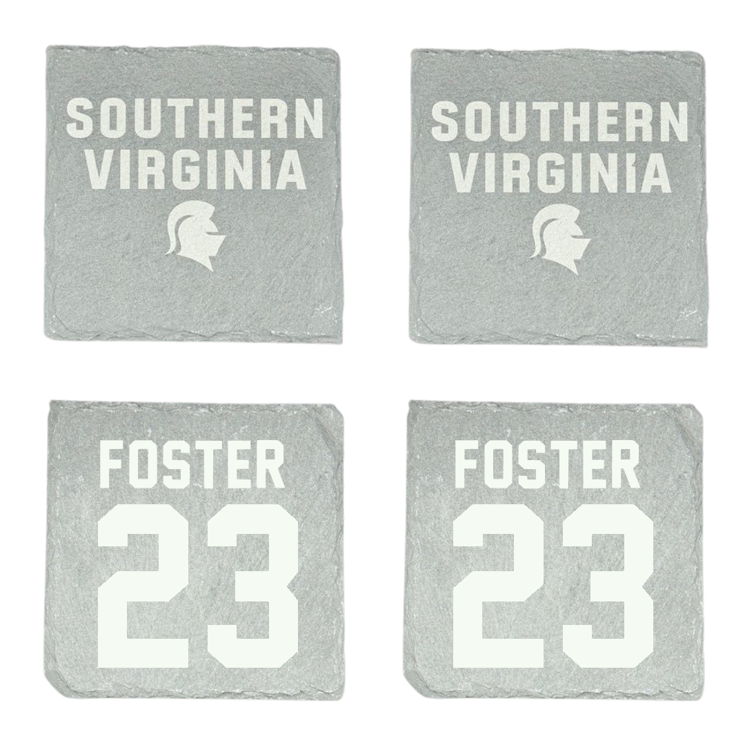 Southern Virginia University Basketball (W) Stone Coaster (4 Pack)  - #23 Maya Foster