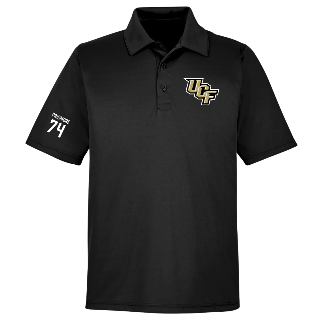University of Central Florida Football Black Polo - #74 Matthew Prigmore