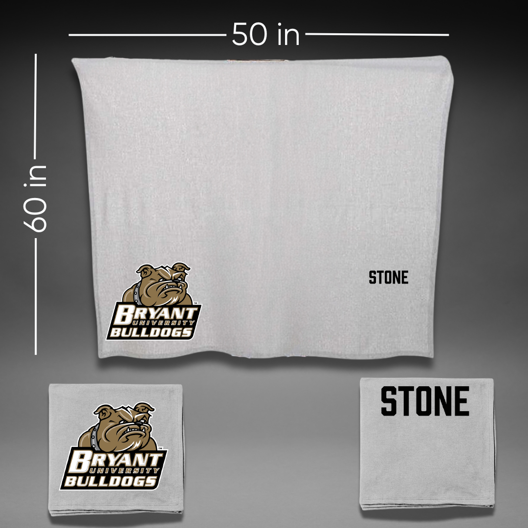 Bryant University Rowing (W) Gray Blanket - Jayla Stone