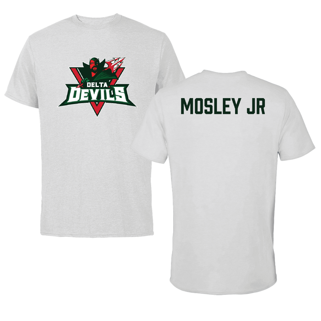 Mississippi Valley State University Football Light Gray Tee - DeWayne Mosley Jr