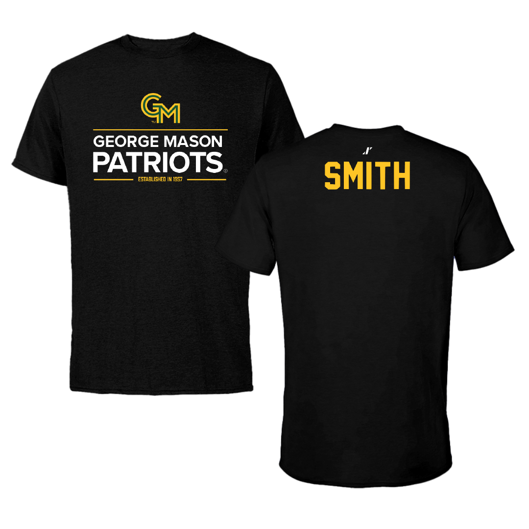 George Mason University TF and XC Black General Performance Tee - Evan Smith