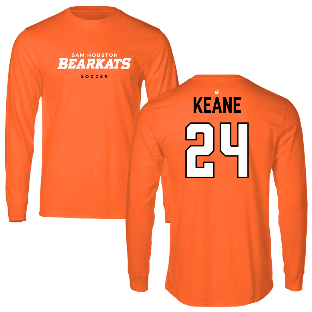 Sam Houston State University Soccer (W) Orange Long Sleeve - #24 Grace Keane