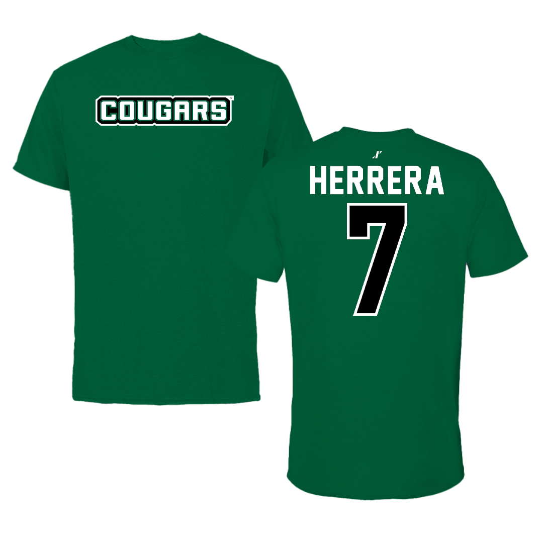 Chicago State University Soccer Green Tee - #7 Victor Herrera