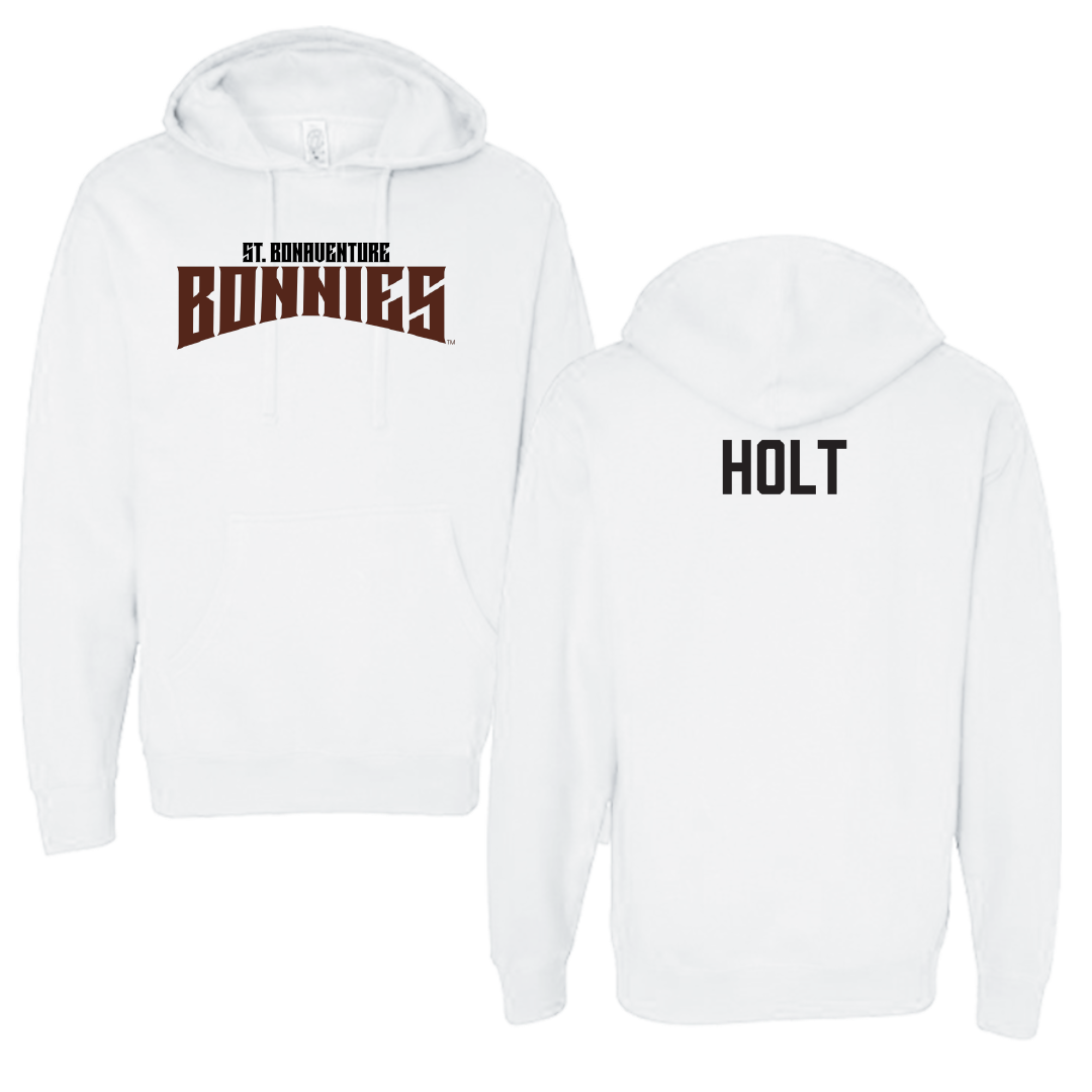 St. Bonaventure University TF and XC White Classic Hoodie - Lana Holt