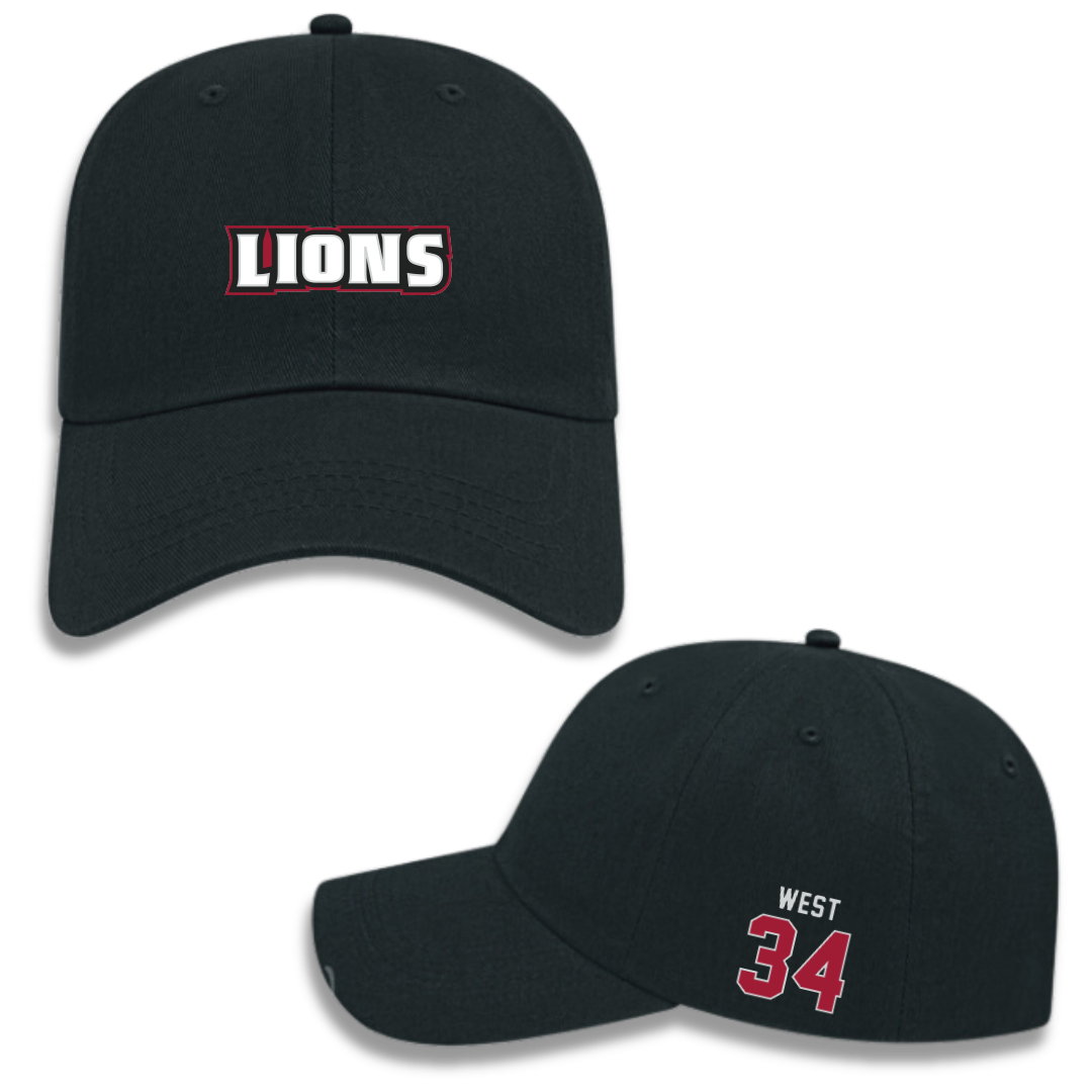 Reid State Community College Baseball Black Hat - #34 Camden West