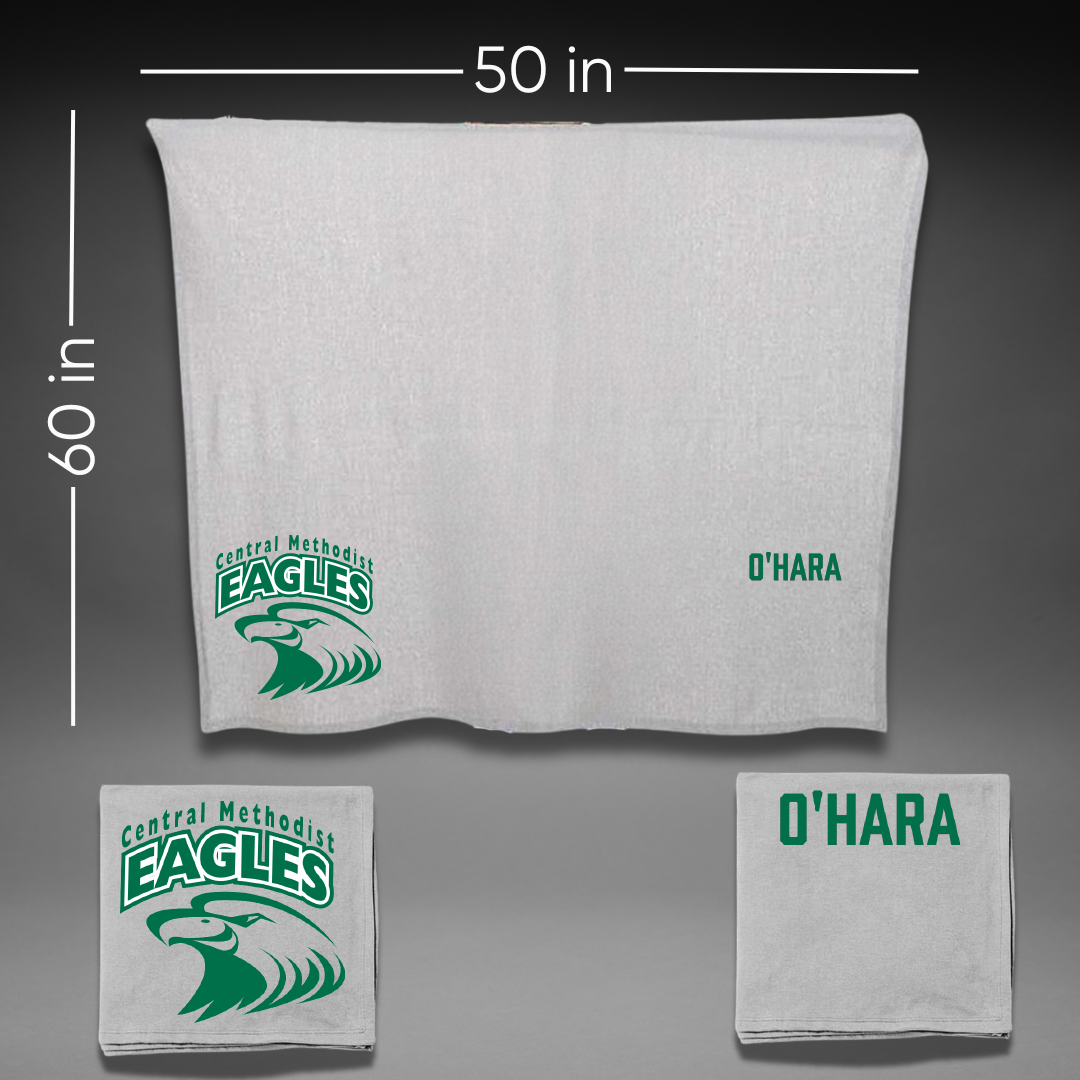 Central Methodist University Wrestling Gray Blanket - Connor O'Hara
