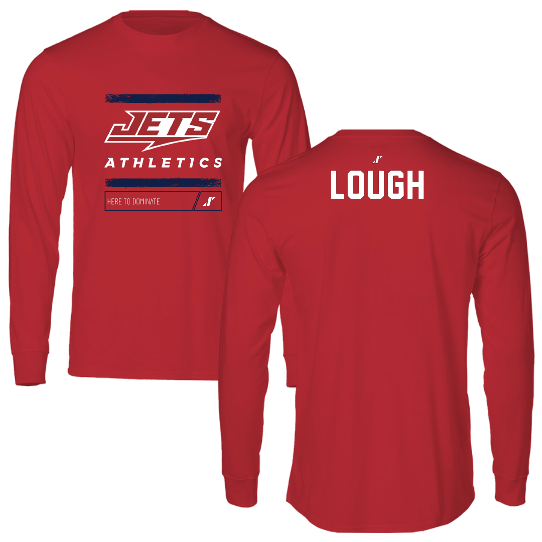Newman University TF and XC Red Dominate Performance Long Sleeve - Hunter Lough