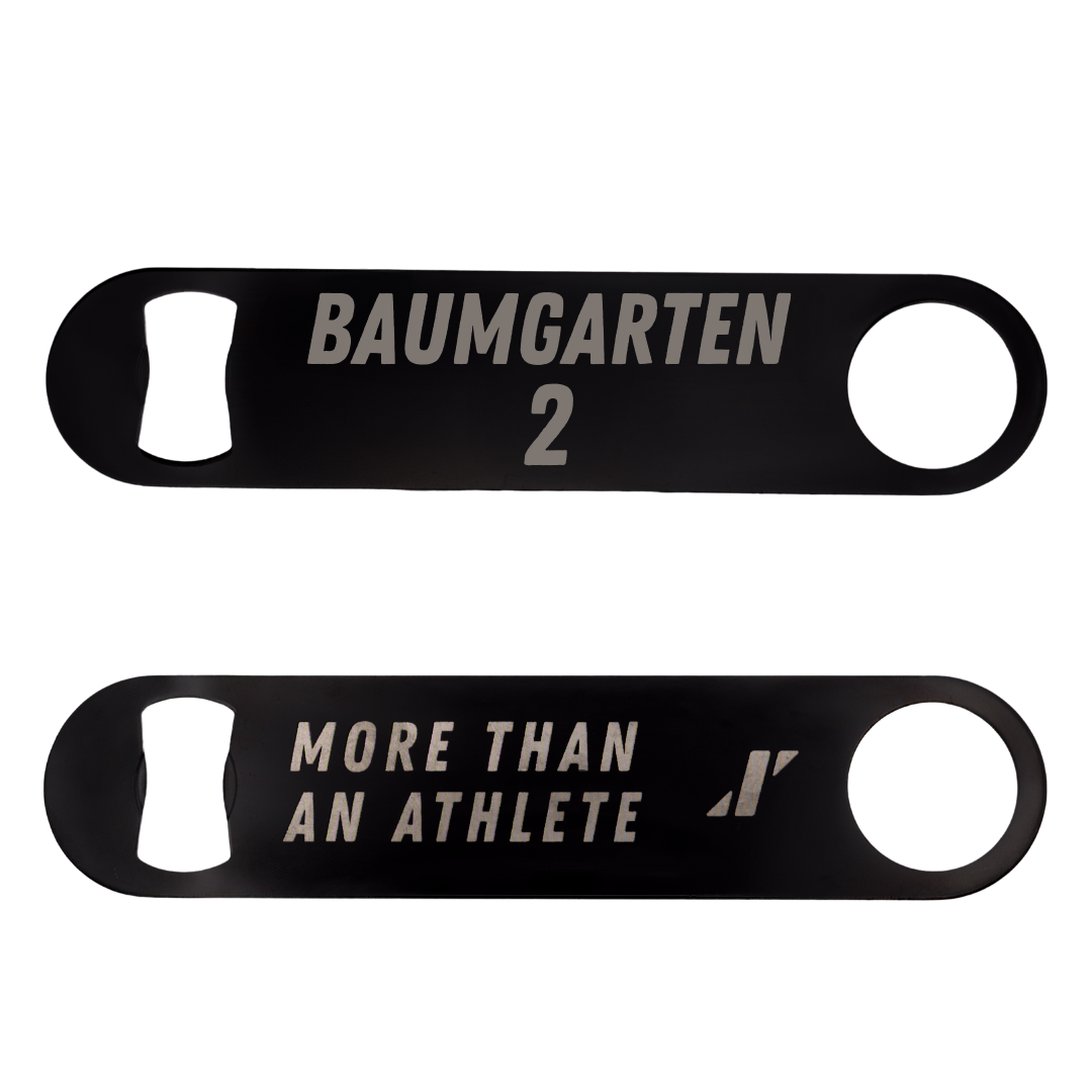 Webber International University Lacrosse Black Bottle Opener - #2 Natalie Baumgarten