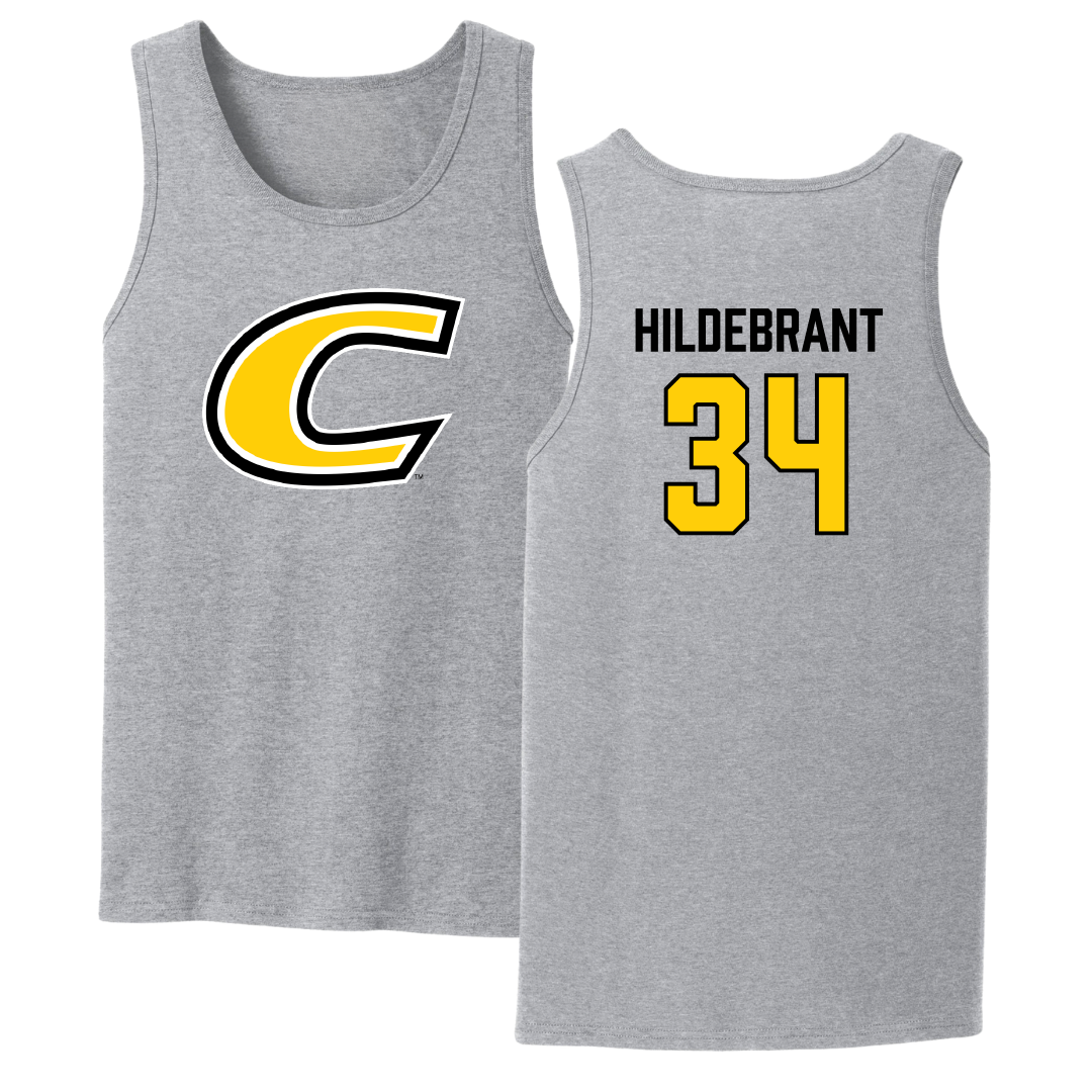 Centre College Basketball Sport Gray Tank Top - #34 Garrison Hildebrant