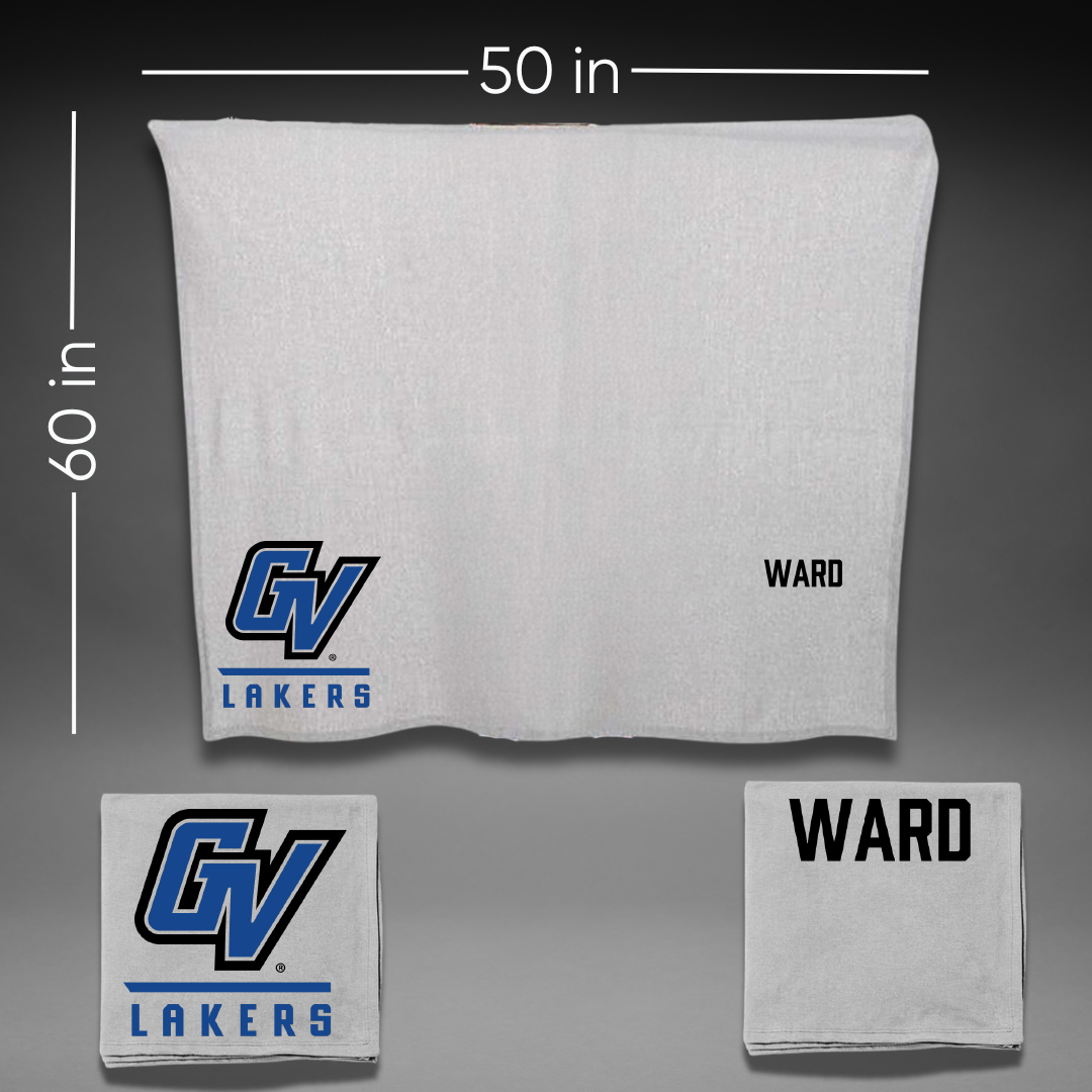 Grand Valley State University Wrestling (W) Gray Blanket - Maddison Ward