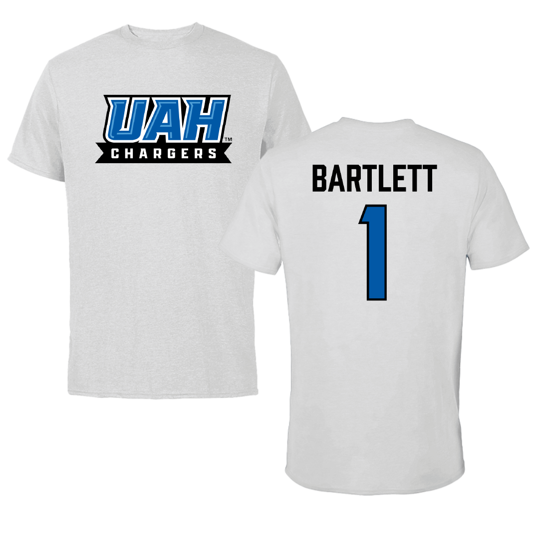 Huntsville Baseball Light Gray Performance Tee - #1 Brodee Bartlett