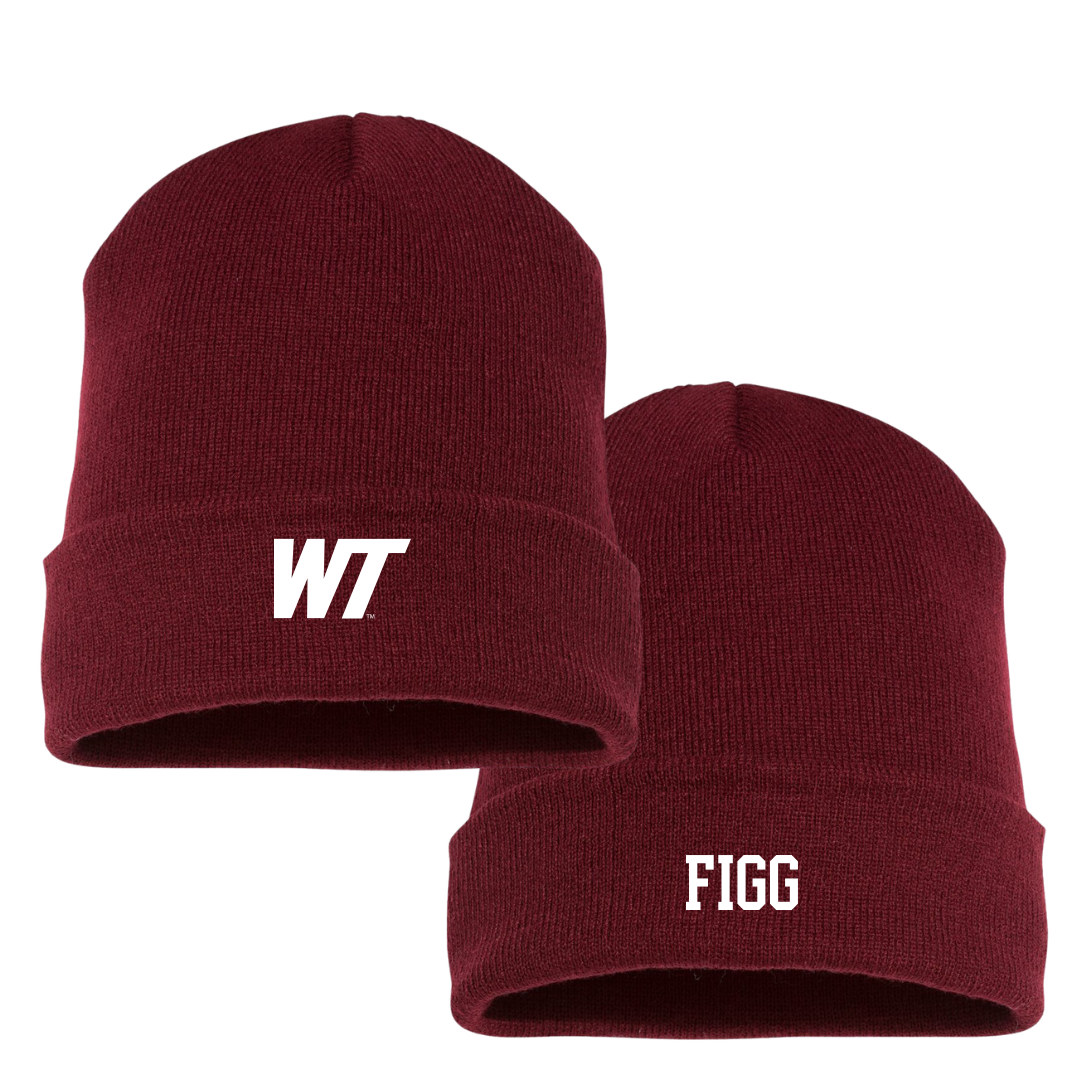 West Texas A&M University Football Maroon Beanie - #86 Cade Figg
