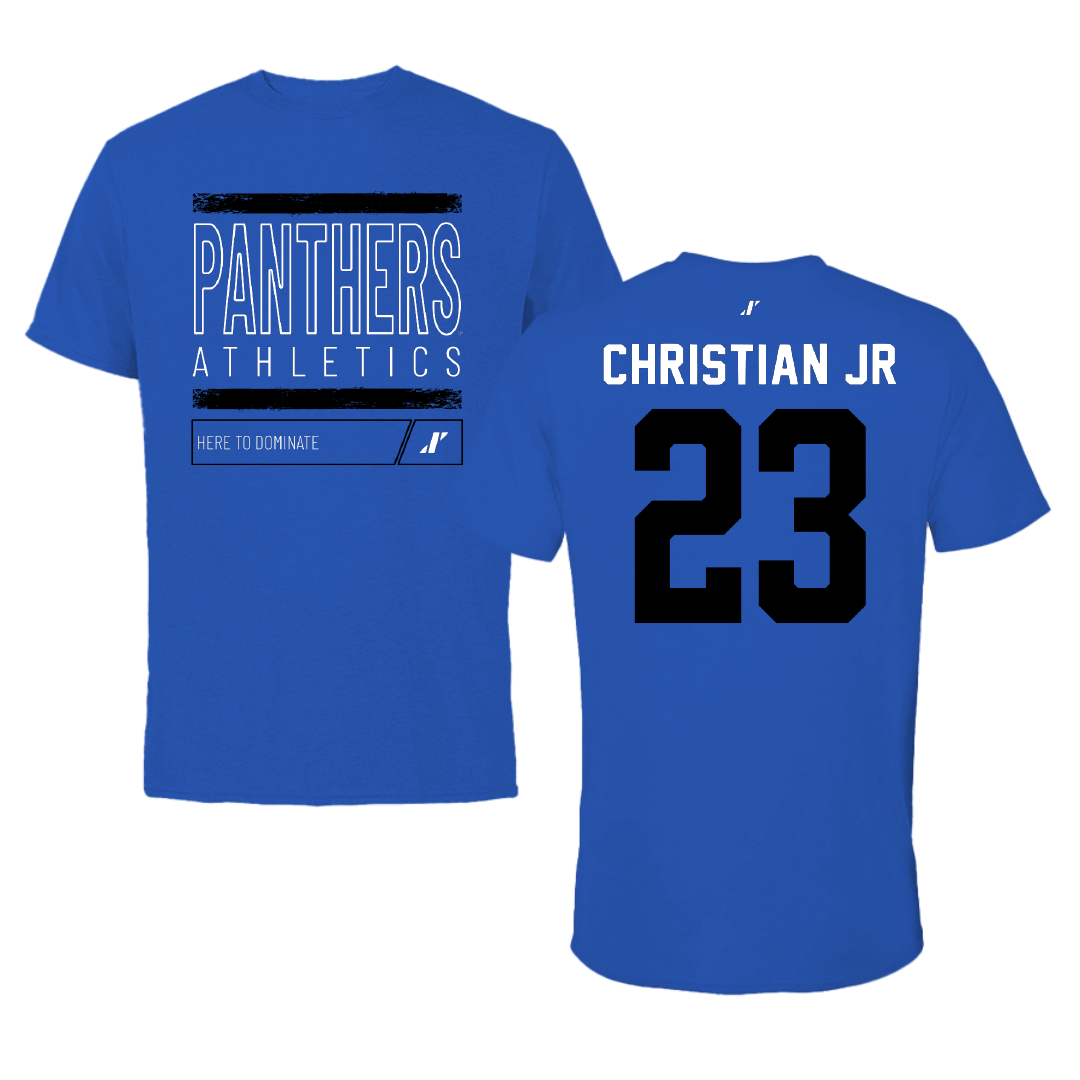 Georgia State University Baseball Blue Dominate Performance Tee - #23 Montrell Christian Jr