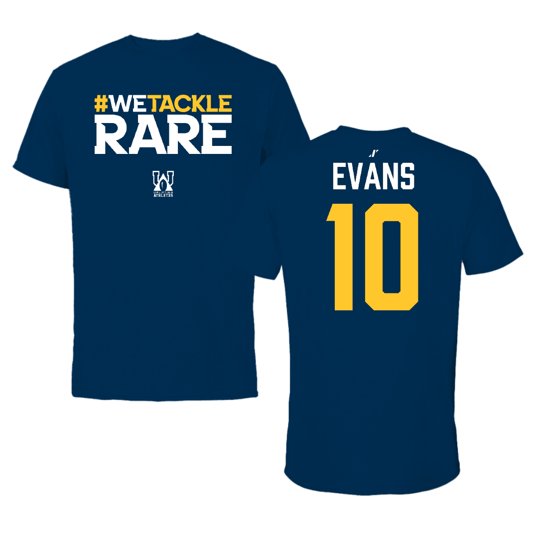 East Tennessee State University Baseball Navy Uplifting Athletes Tee - #10 Eli Evans