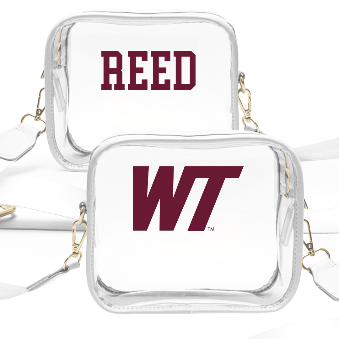 West Texas A&M University Golf (W) White Clear Stadium Bag - Sarah Reed