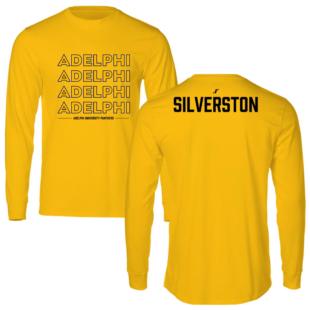 Adelphi University Tennis (M) Gold General Long Sleeve - Leo Silverston