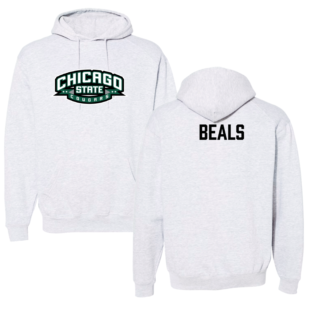 Chicago State University TF and XC Light Gray Hoodie - Rmoni Beals