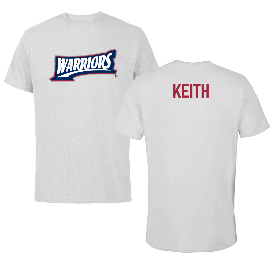 Sterling College Basketball (M) Light Gray Warriors Tee - Carson Keith