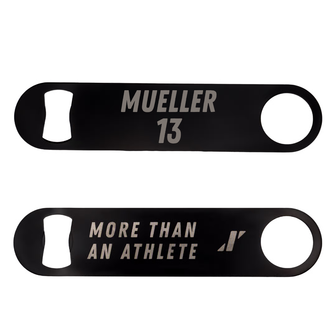 Baseball Black Bottle Opener - #13 Jake Mueller