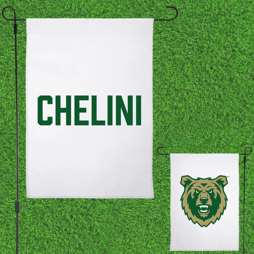 Rocky Mountain College Cheer White Garden Flag - Payton Chelini
