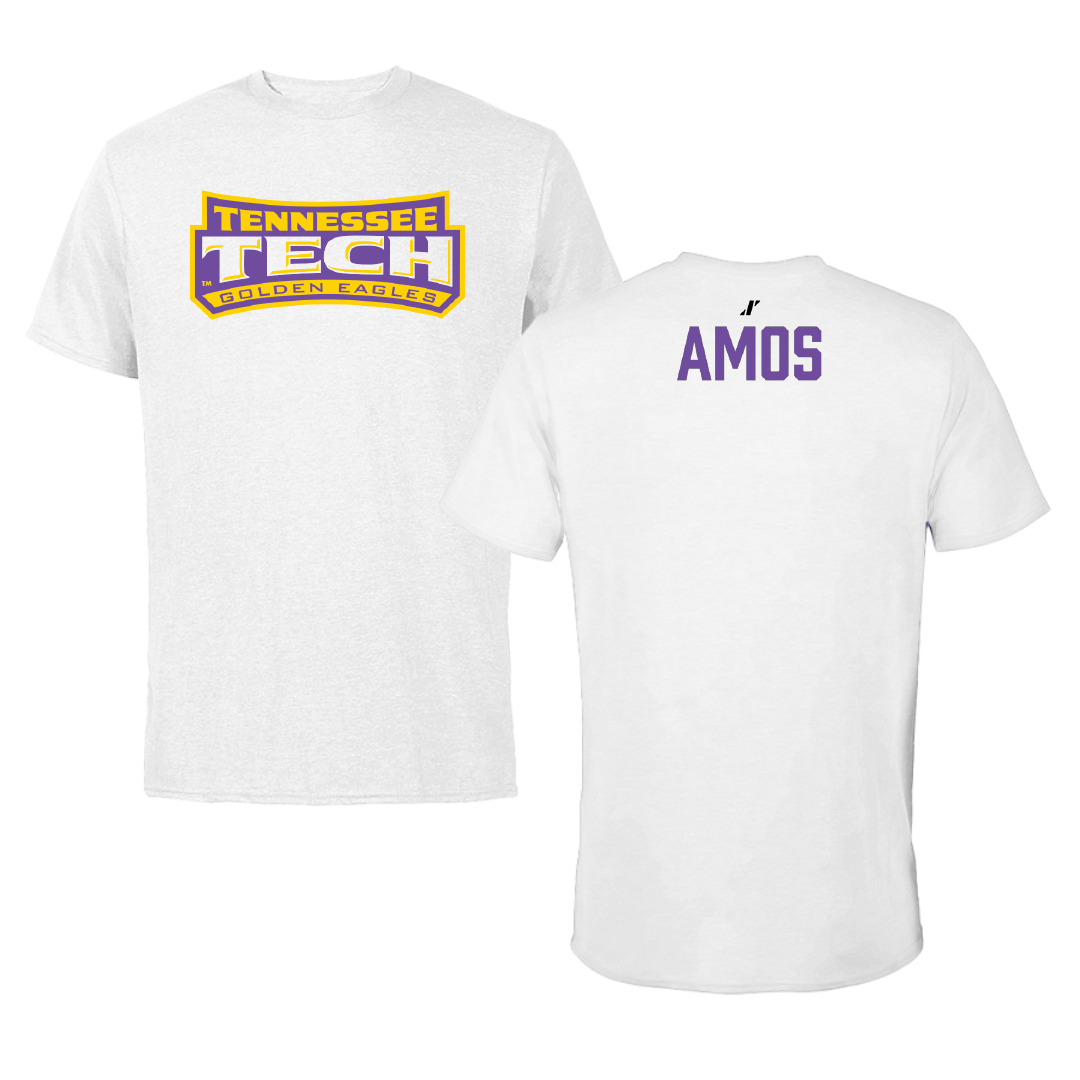 Tennessee Technological University TF and XC White Performance Tee - Savanna Amos